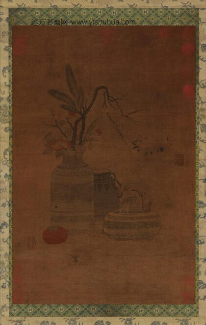缂丝花果瓶罐图.jpg