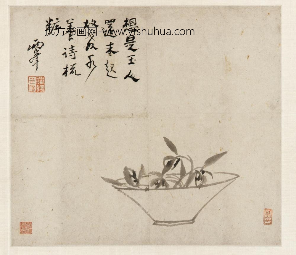 罗聘_兰盆清赏图