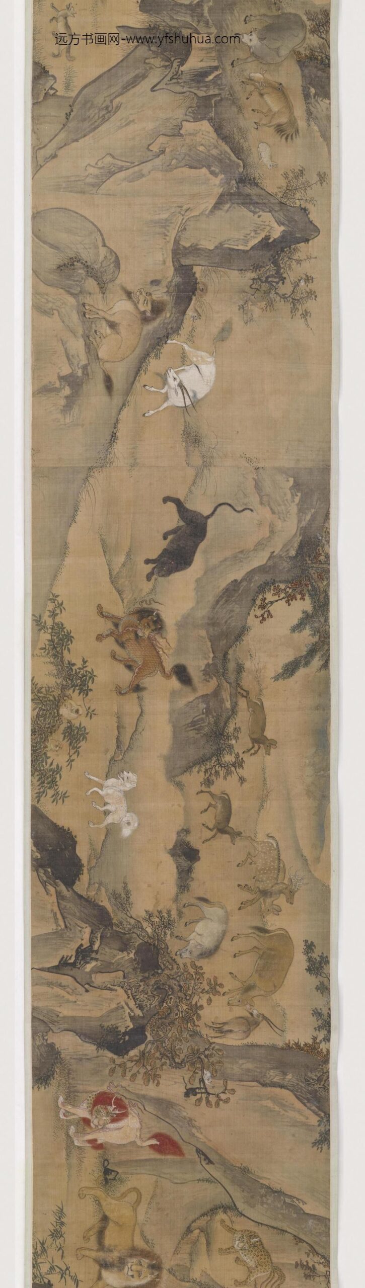 胡瓌_番兽图卷_