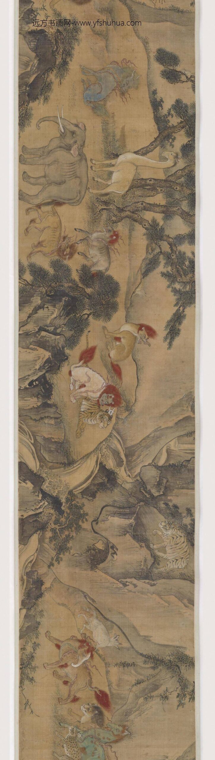 胡瓌_番兽图卷_