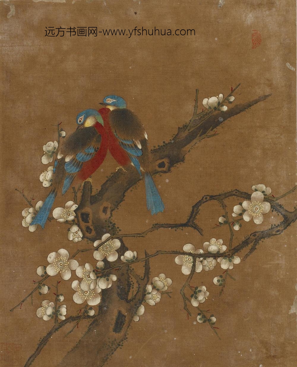 花鸟图册十开_