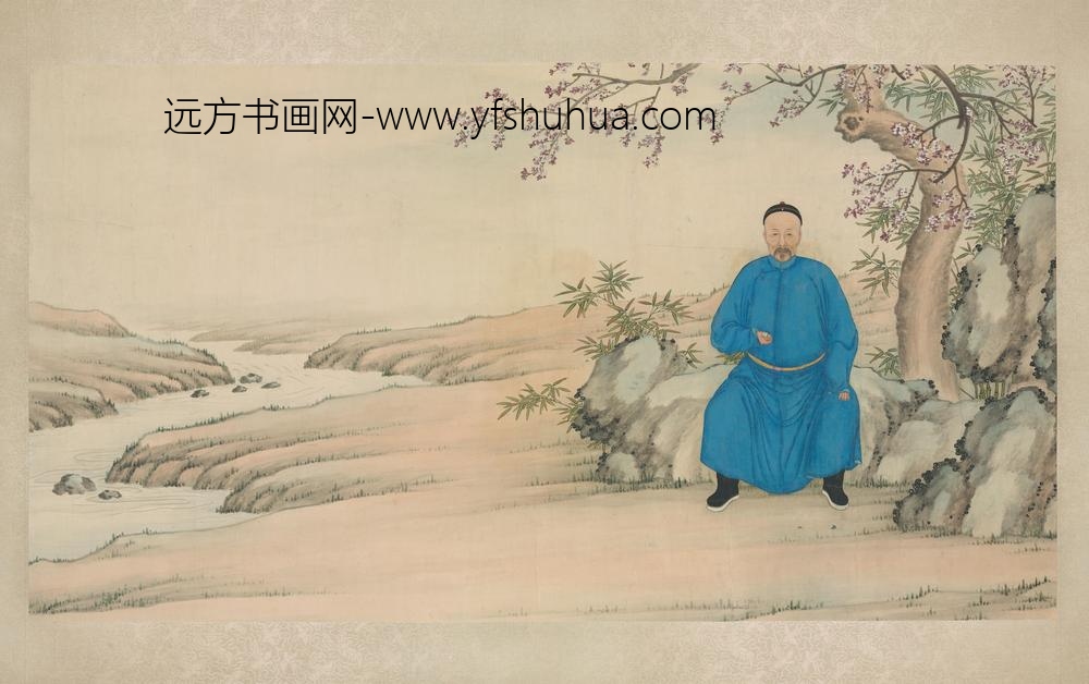 苏春闲坐图