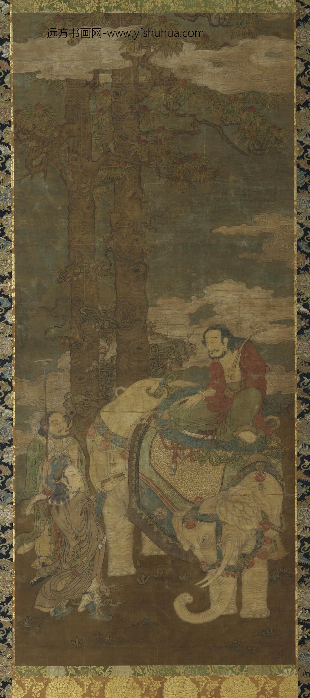 苏汉臣_释迦骑象图