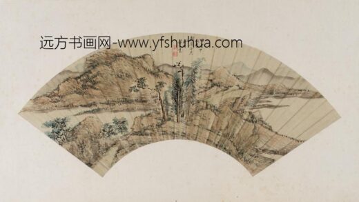 董邦达 山水图扇面.jpg