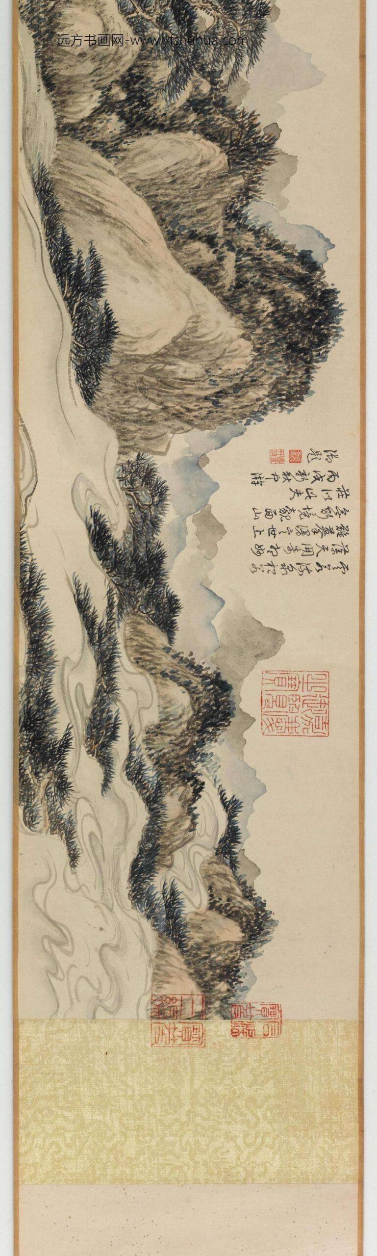 董邦达_松壑云涛图卷_
