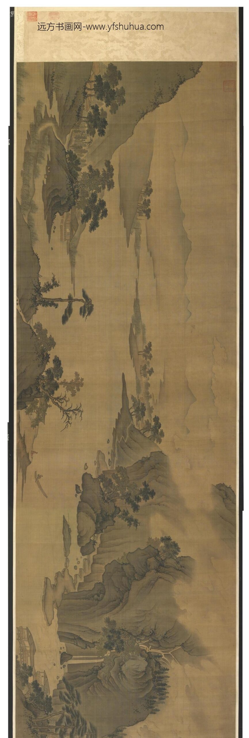 许道宁_烟江秋霁图卷_