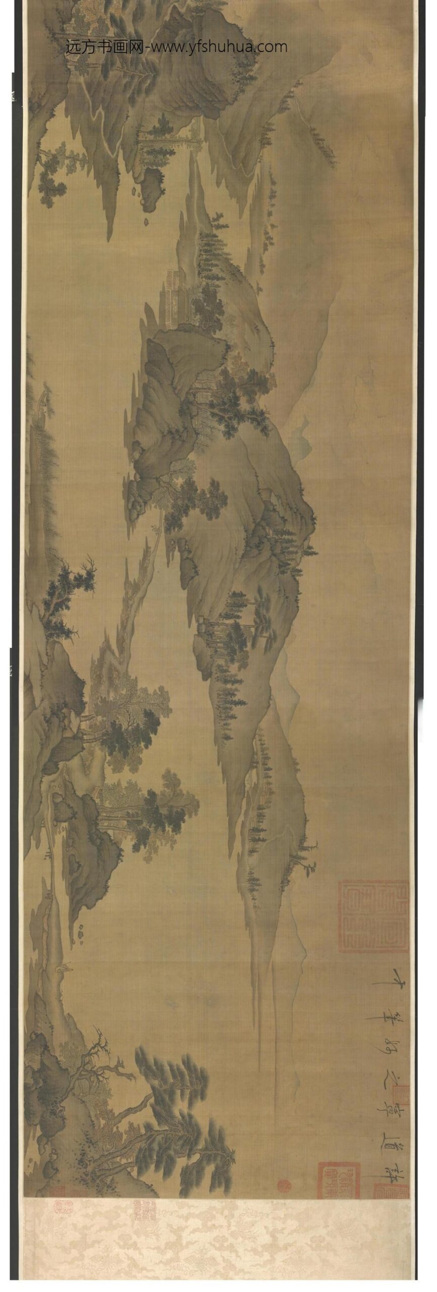 许道宁_烟江秋霁图卷_