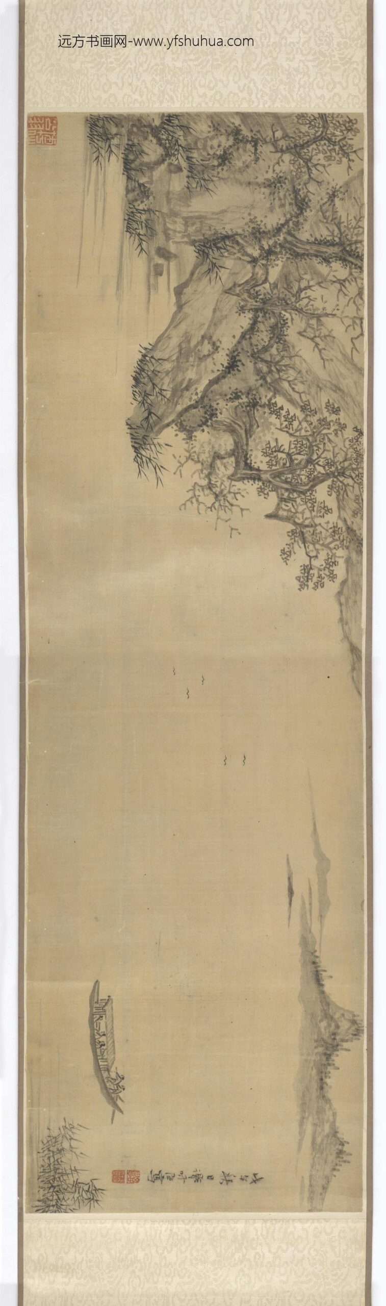 谢时臣_赤壁胜游图卷_
