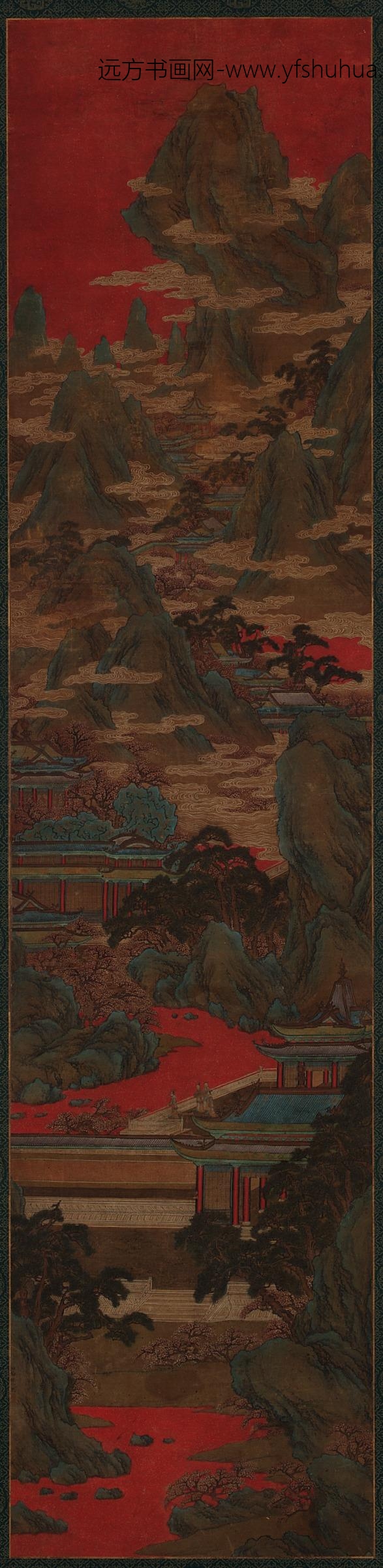 赵伯驹_仕女观夕图