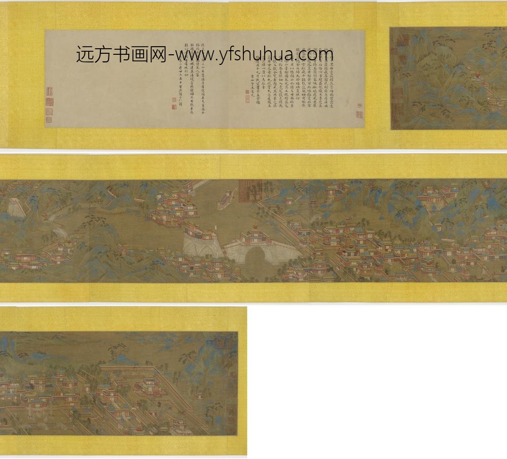 赵伯驹_宫苑图卷