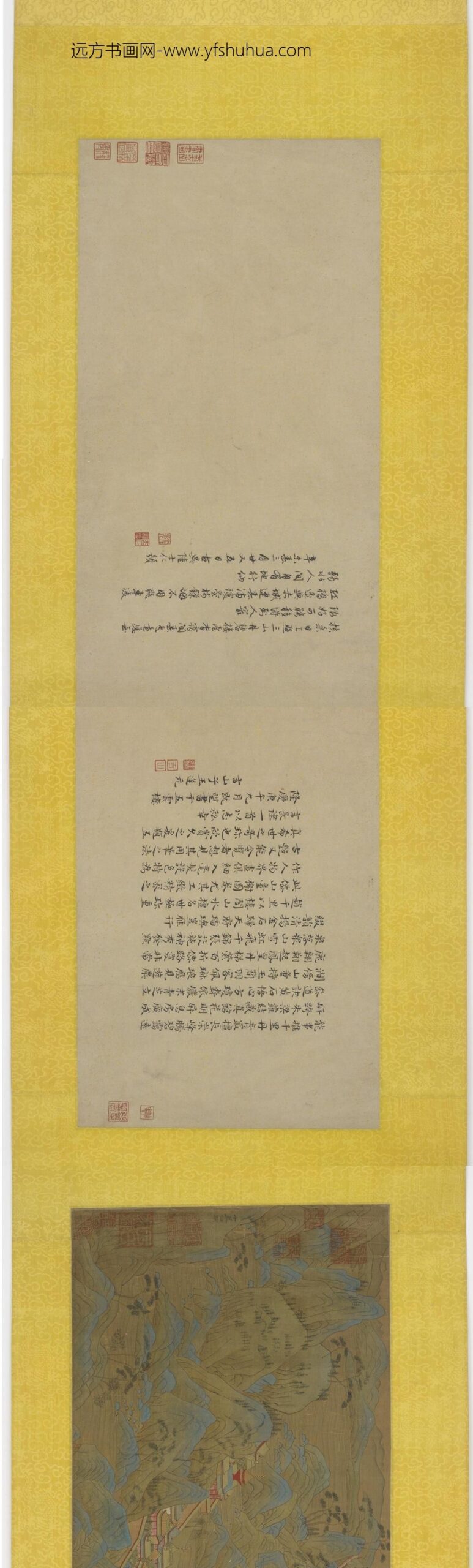 赵伯驹_宫苑图卷_