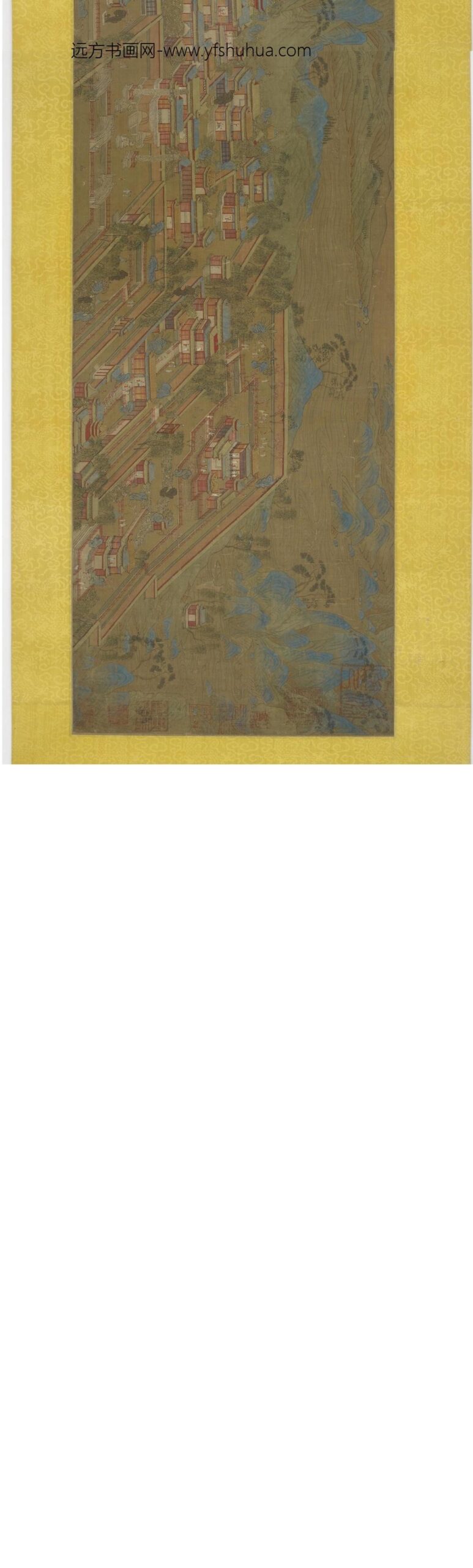 赵伯驹_宫苑图卷_