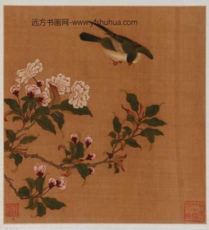 赵伯驹 花枝栖禽图.jpg