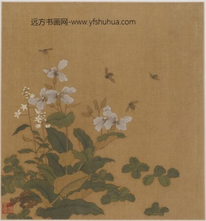 赵伯驹 蜂戏繁花图.jpg