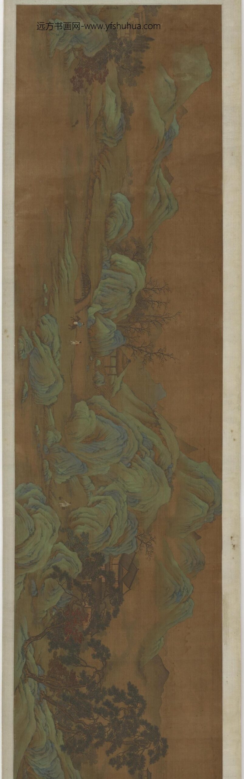 赵伯骕_山居行旅图卷_