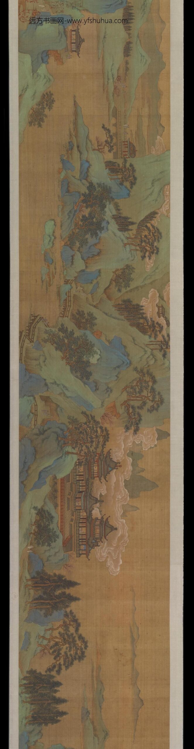 赵伯骕_苓岩绮阁图卷_