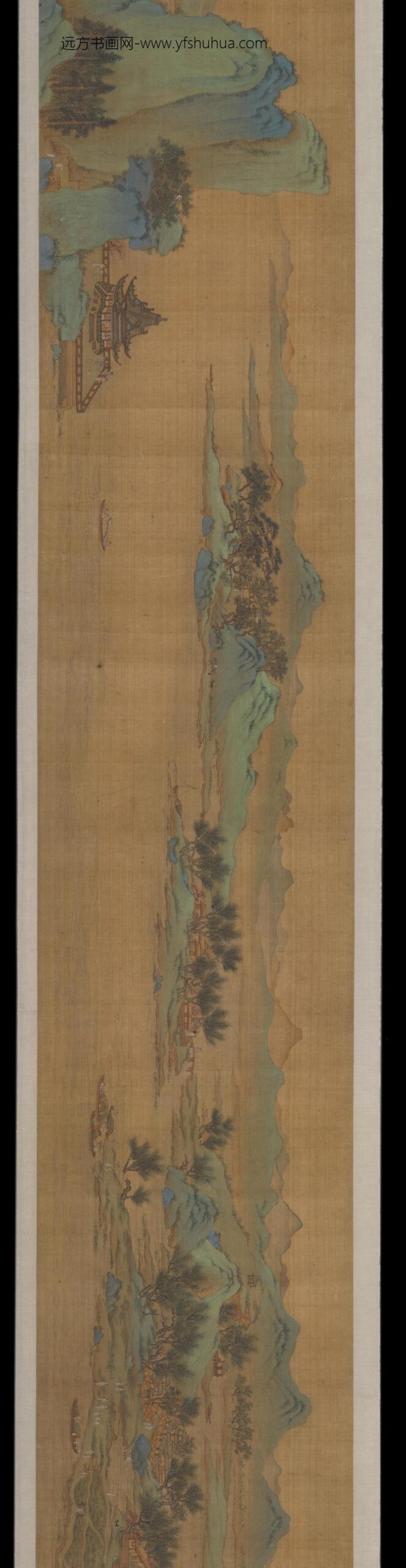 赵伯骕_苓岩绮阁图卷_
