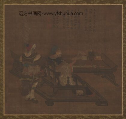 赵孟俯 关周二将图.jpg