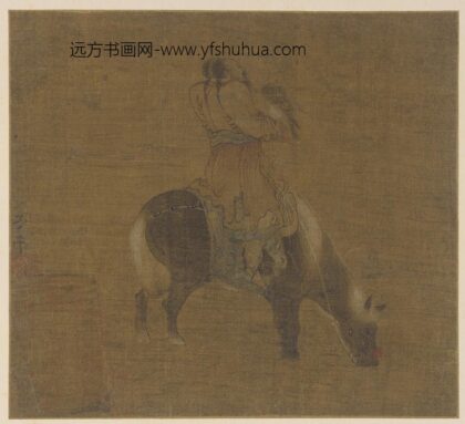 赵孟俯 携鹰番骑图.jpg