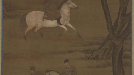 赵孟俯 柳荫试马图.jpg