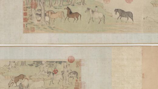 赵孟俯 浴马图卷画心）.jpg