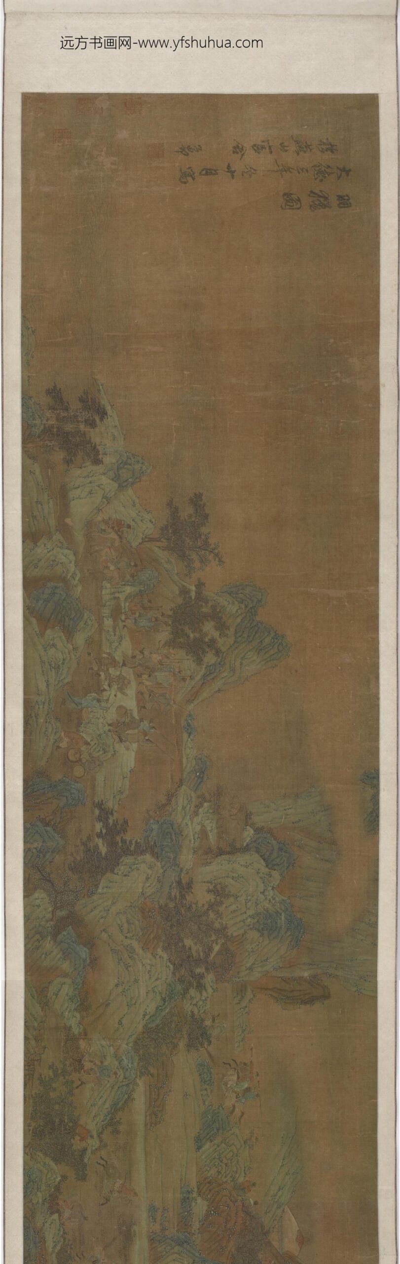 赵孟俯_羽猎图卷_