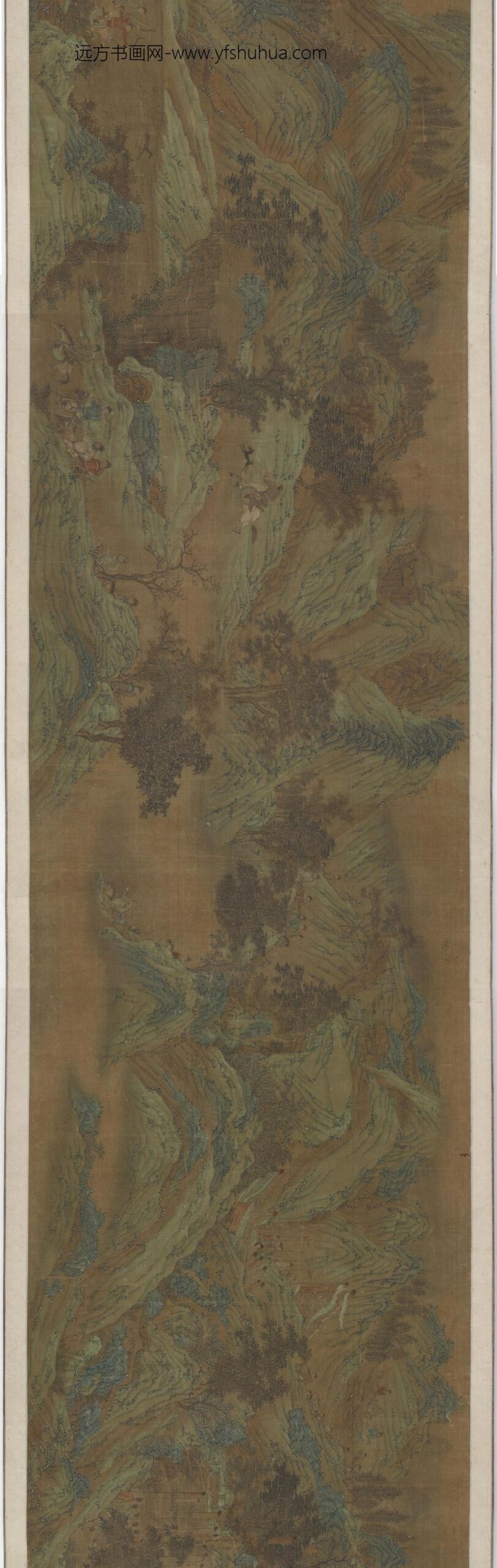 赵孟俯_羽猎图卷_