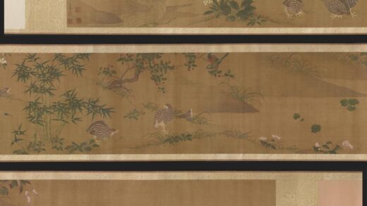 赵昌 花禽鸭鹑图卷.jpg