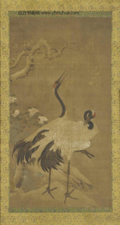 边景昭（文进） 梅下双鹤图.jpg