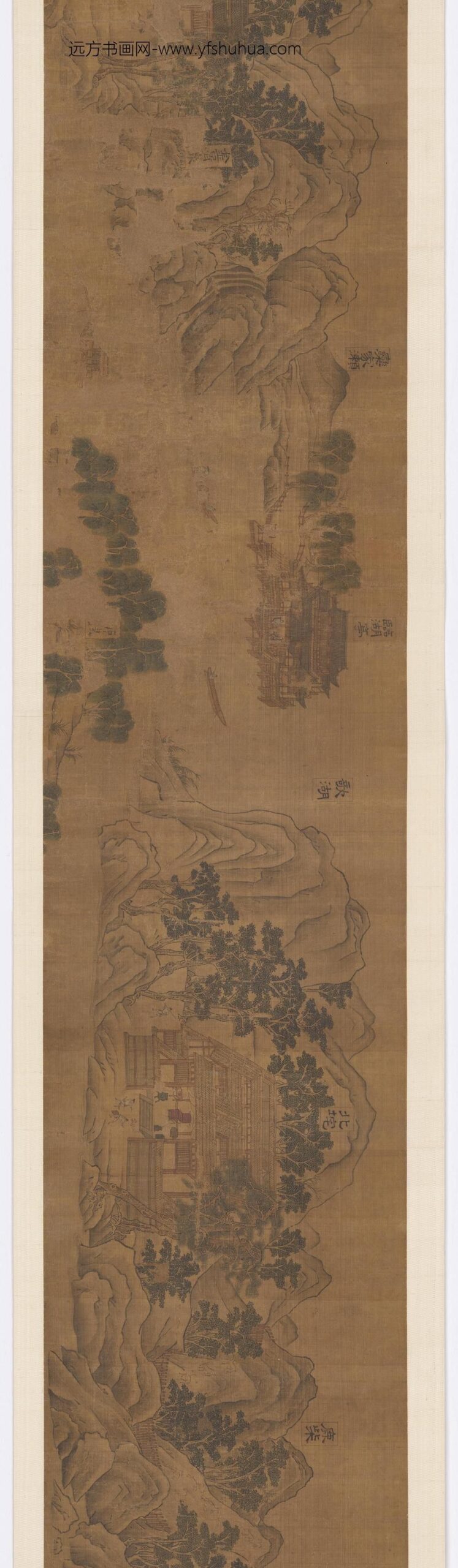 郭忠恕_摹王维辋川图卷_