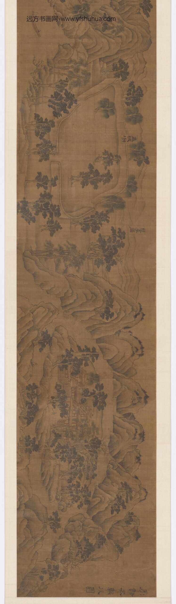 郭忠恕_摹王维辋川图卷_