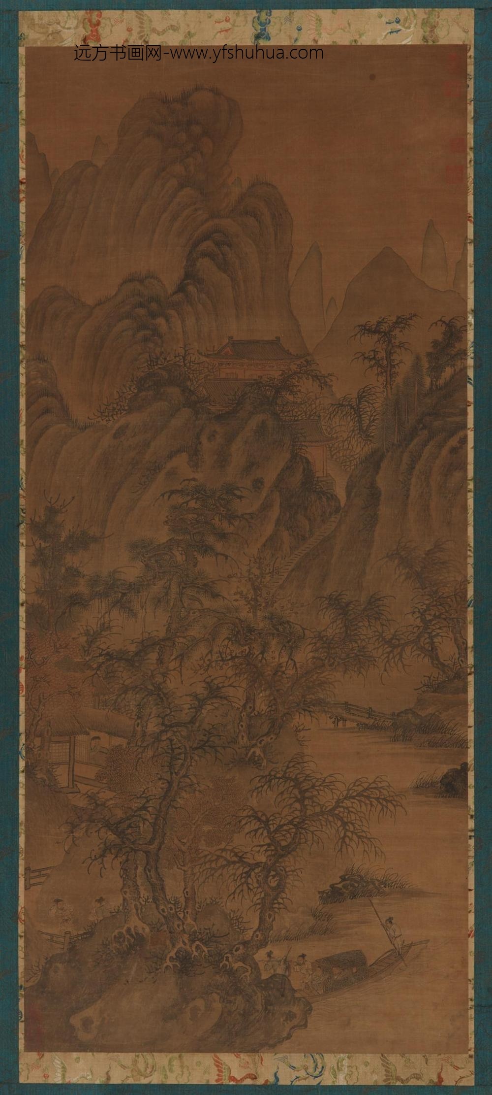 郭熙_村居人物山水图