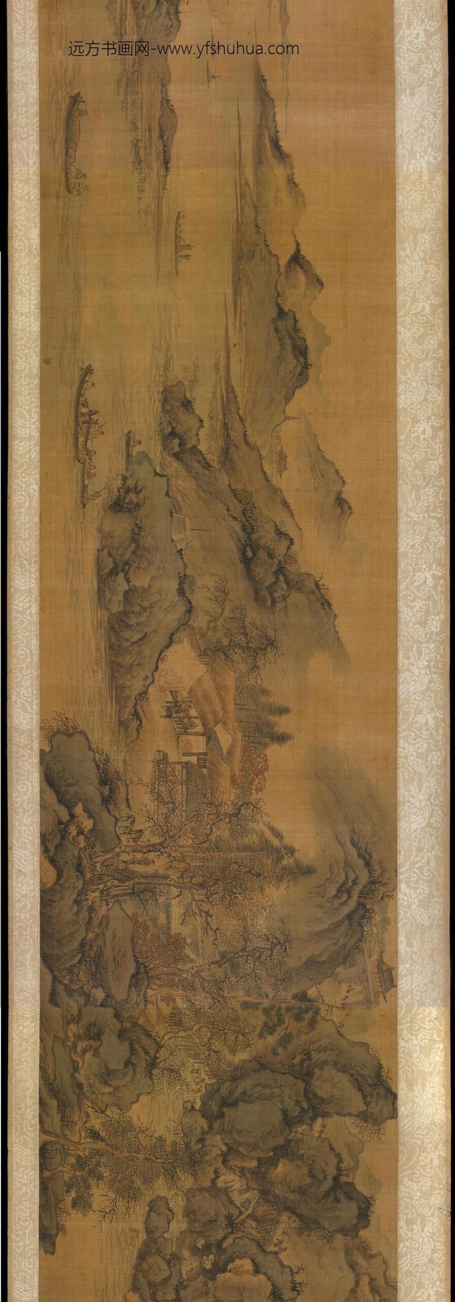 郭熙_溪山行旅图卷_
