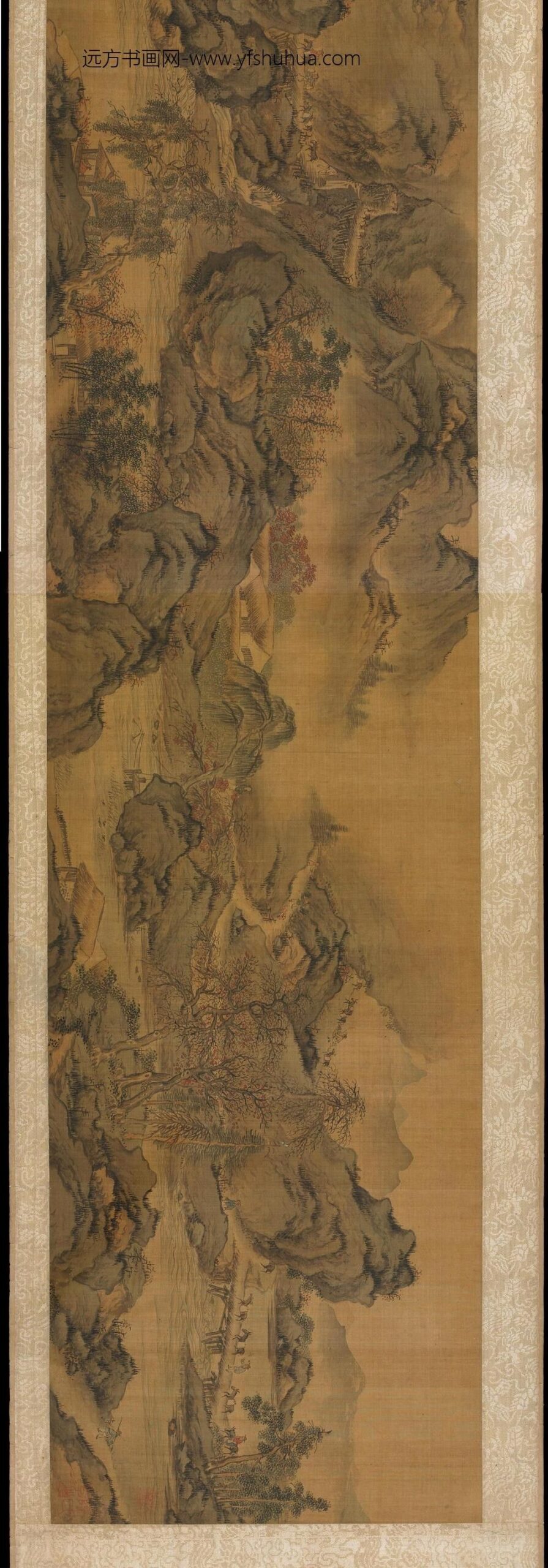 郭熙_溪山行旅图卷_