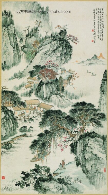 钱松壑 山林草堂图.jpg