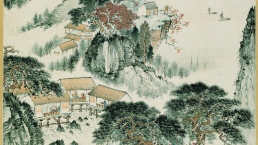 钱松壑 山林草堂图.jpg