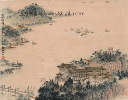 钱松岩 太湖胜景图轴.jpg