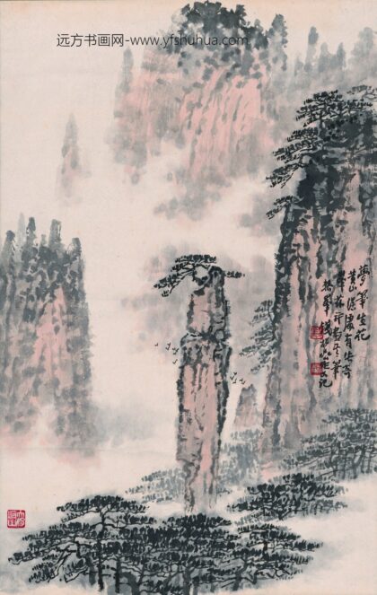 钱松岩 梦笔生花图轴.jpg