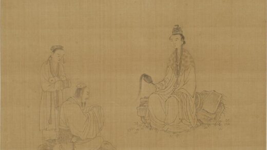 钱选 仕女文士侍童坐像图.jpg