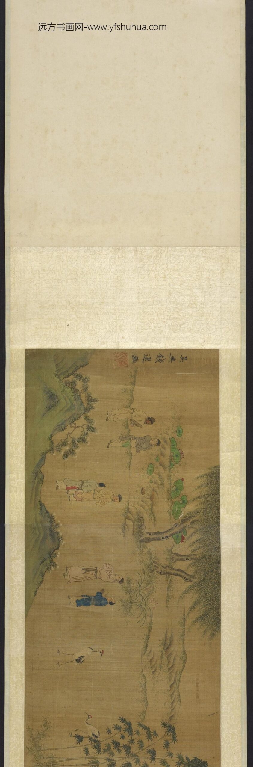 钱选_十八学士文会图_