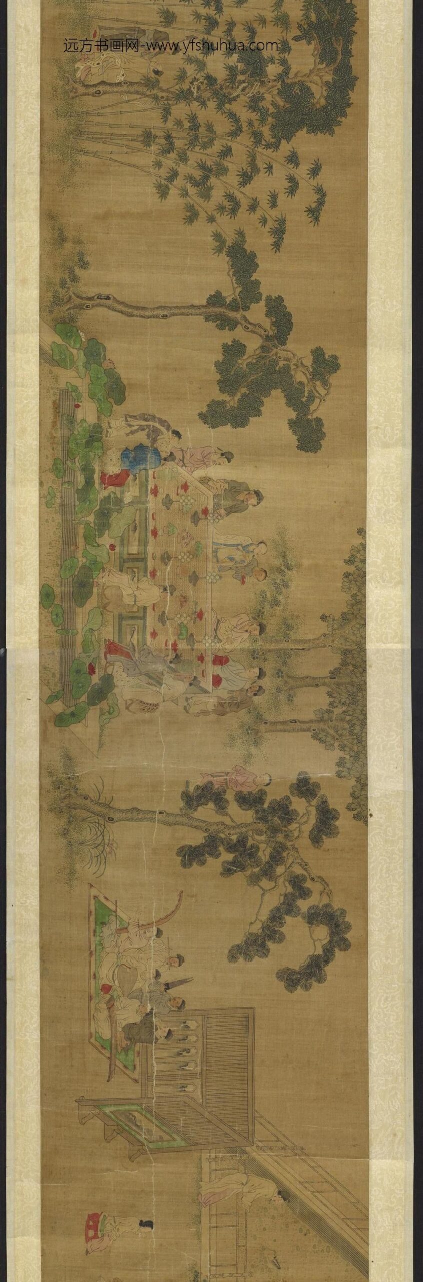 钱选_十八学士文会图_