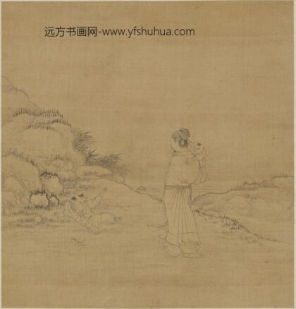 钱选 弃儿与抱婴行者图.jpg