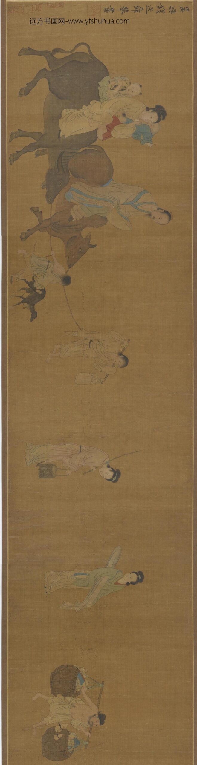 钱选_葛洪移居图_