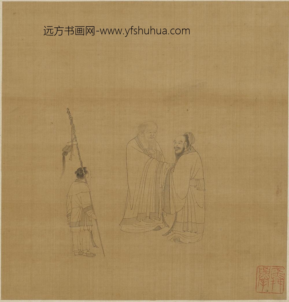 钱选_雅士偕行图