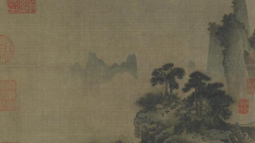 阎次于 山村归骑图.jpg
