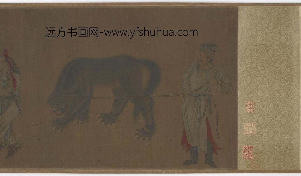 阎立本_呈贡瑞兽图（局部）