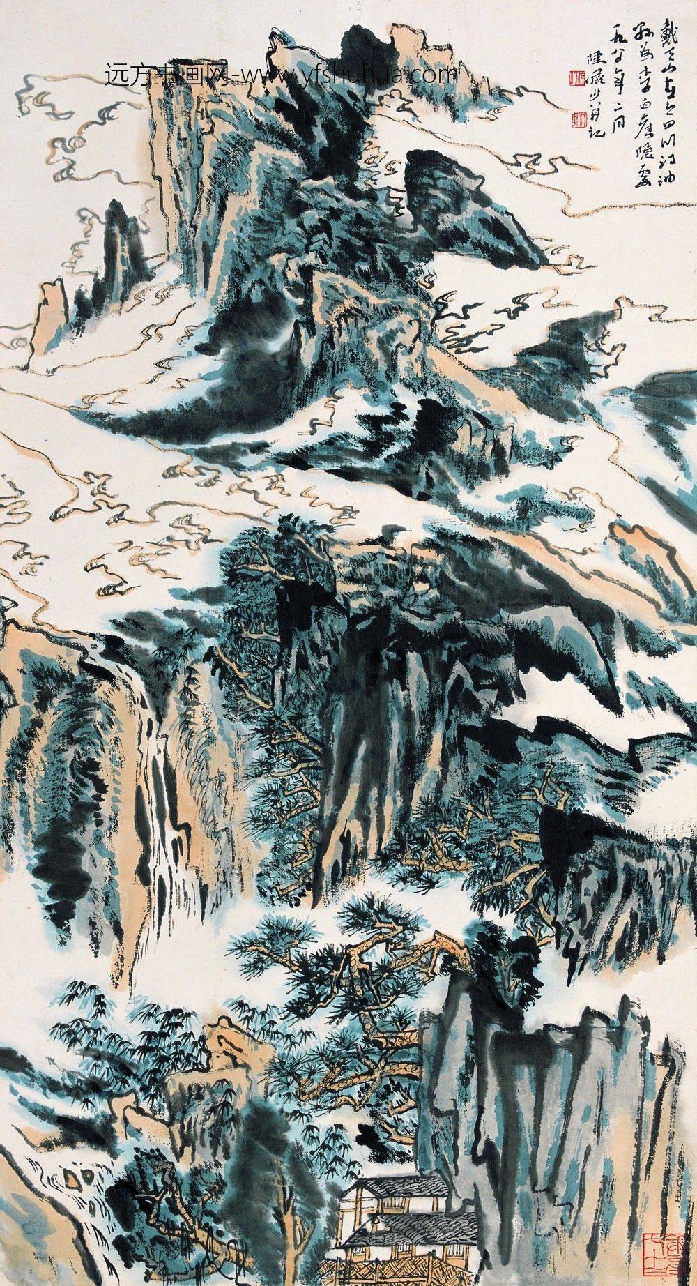 陆俨少_山水图-