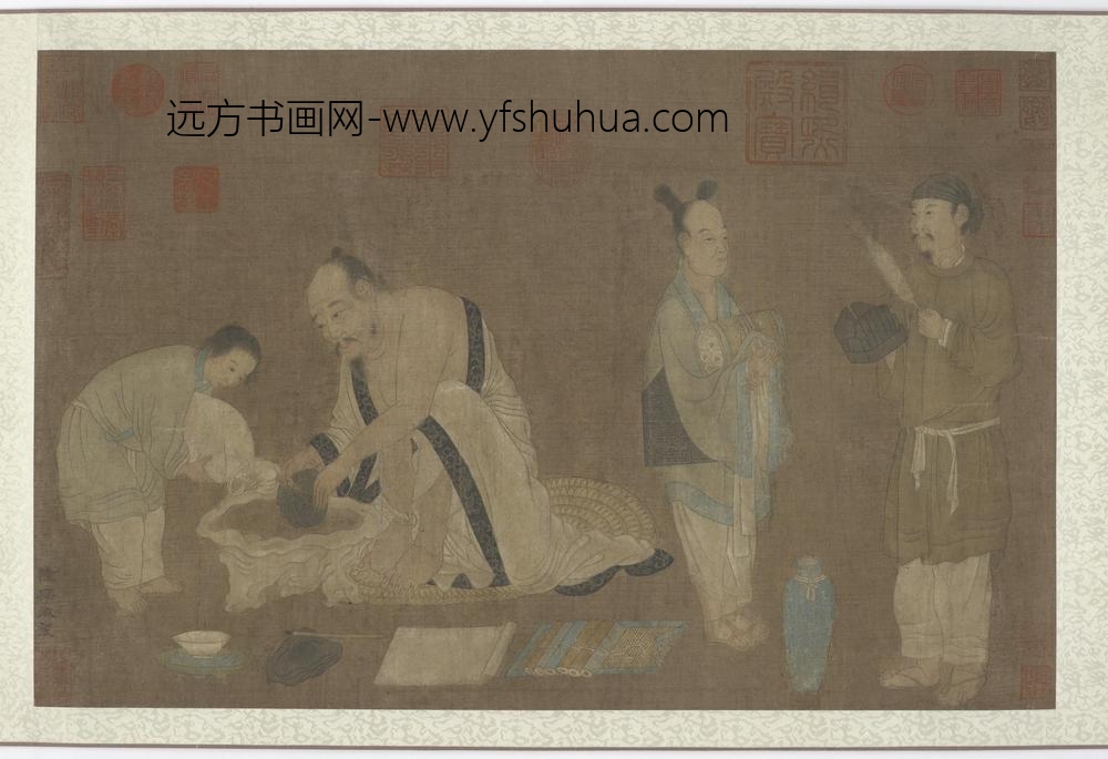 陆探微_太白醉酒图_