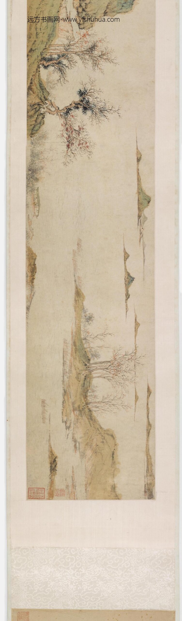 陆治_浔阳秋色图卷_
