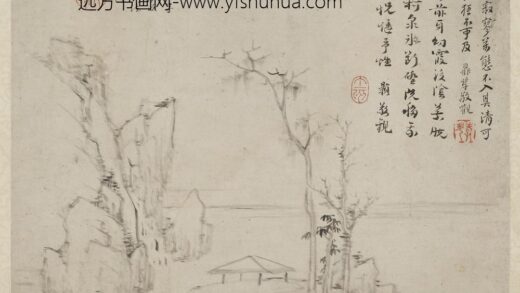陆远 仿倪瓒山水图.jpg
